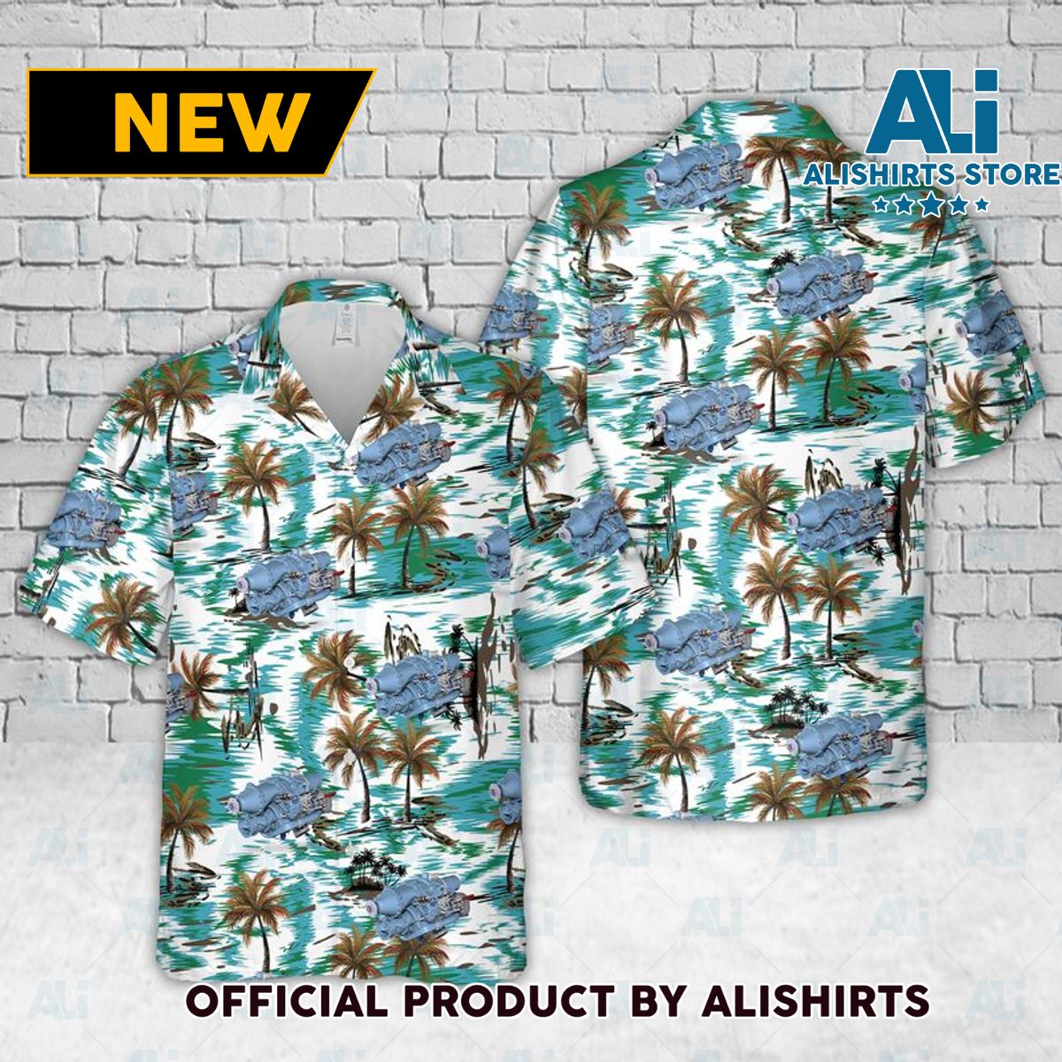 Allison M250 Turboprop Hawaiian Shirt