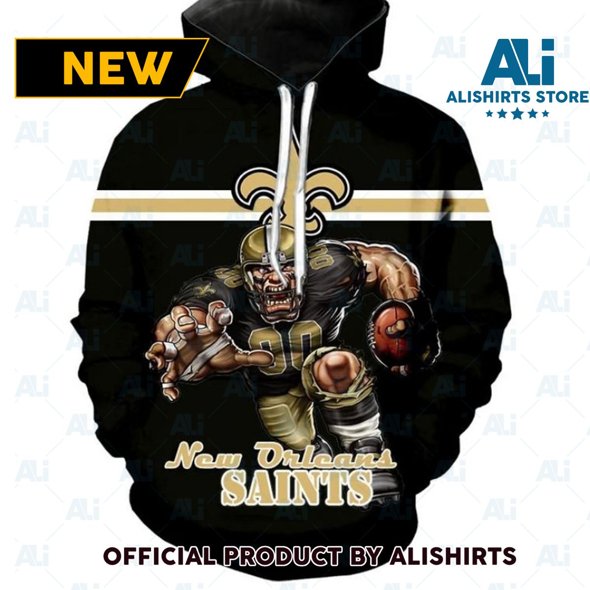 NFL New Orleans Saints Football Man Hoodie