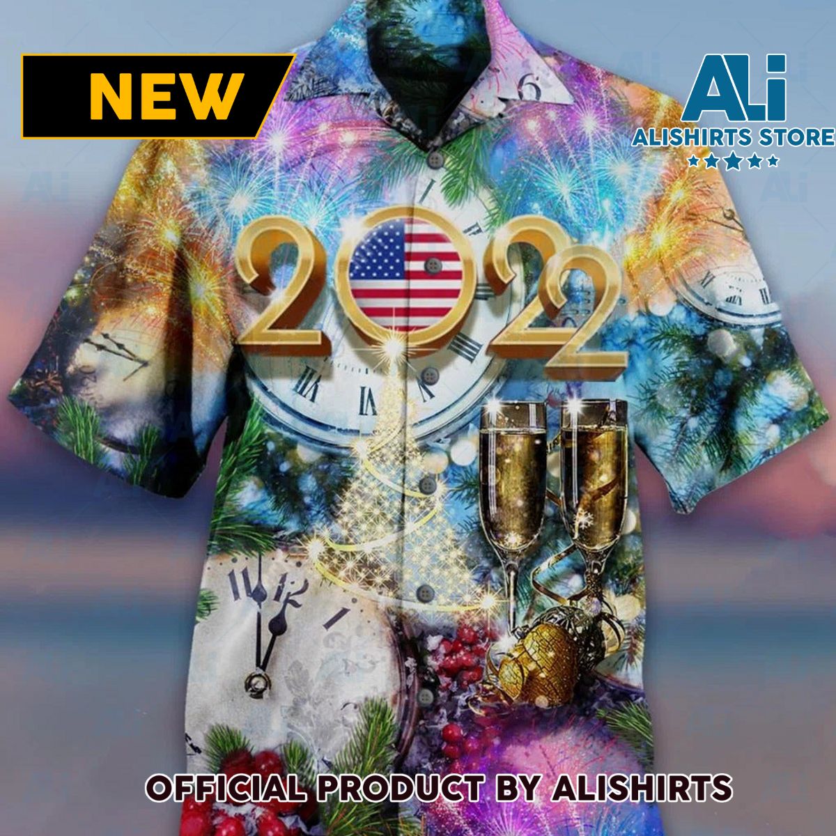 2022 Independence Day Celebration Unisex Hawaiian Shirt