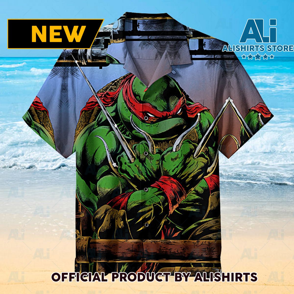 Angry Raphael Universal Hawaiian Shirt