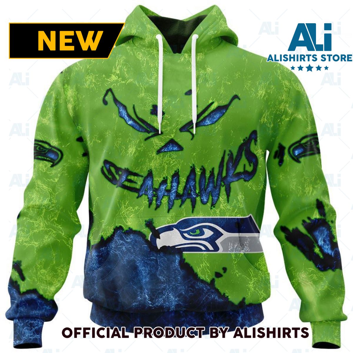 NFL Seattle Seahawks Devil Eye Personalized Hoodie