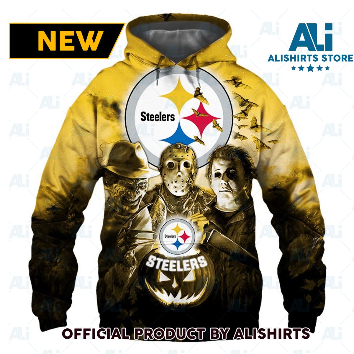 NFL Pittsburgh Steelers Halloween Hoodie