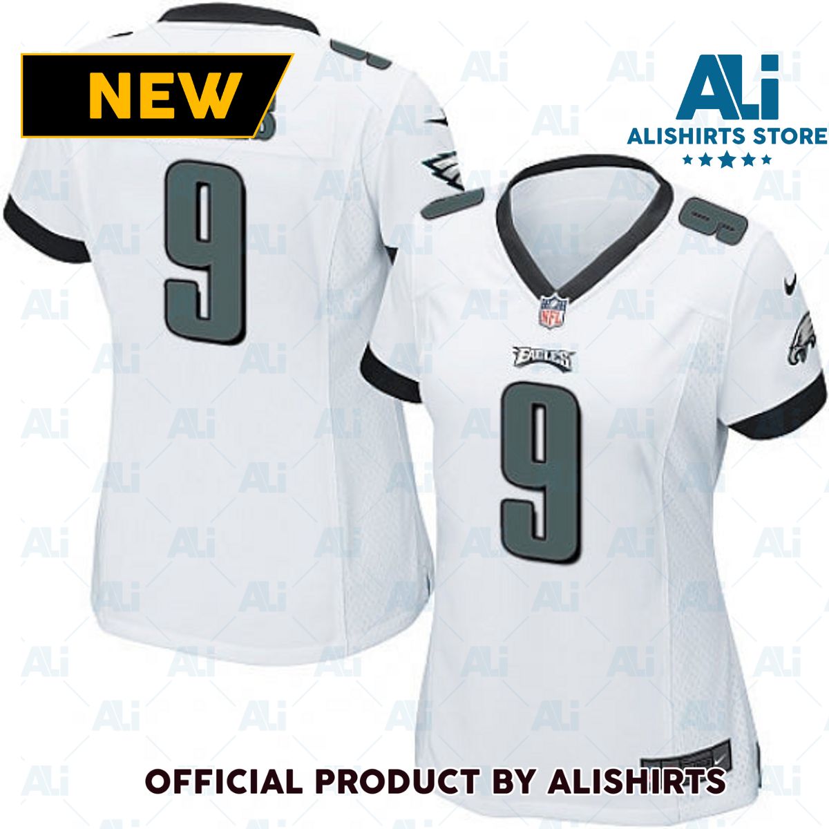 Philadelphia Eagles Nick Foles Game Jersey White