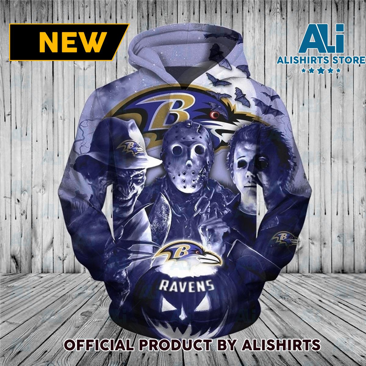 NFL Baltimore Ravens Halloween Hoodie