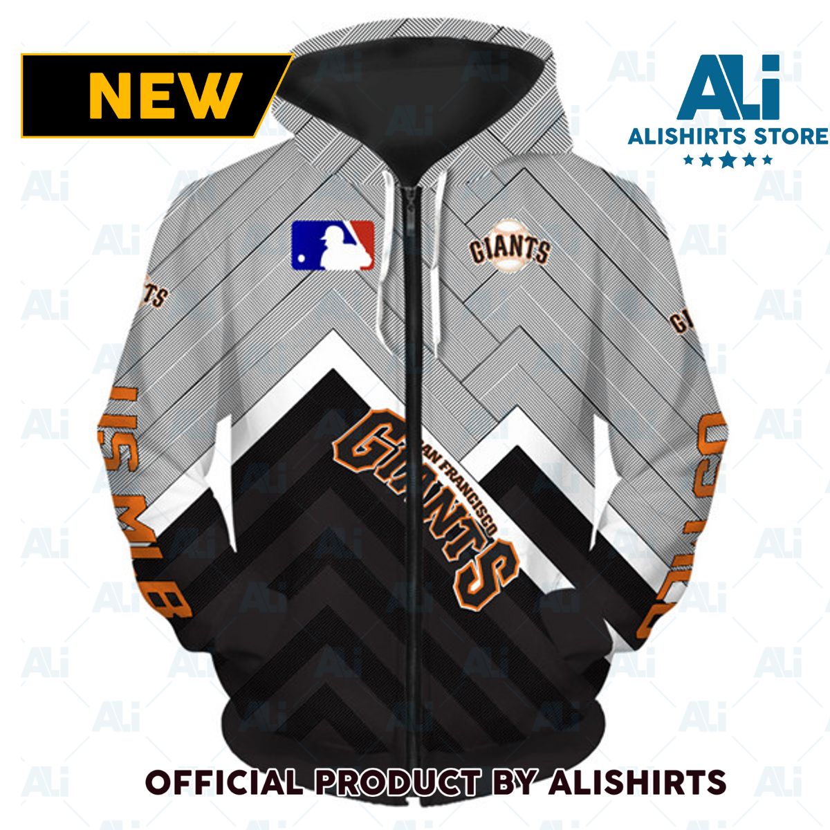 MLB San Francisco Giants Grid Graphic Hoodie