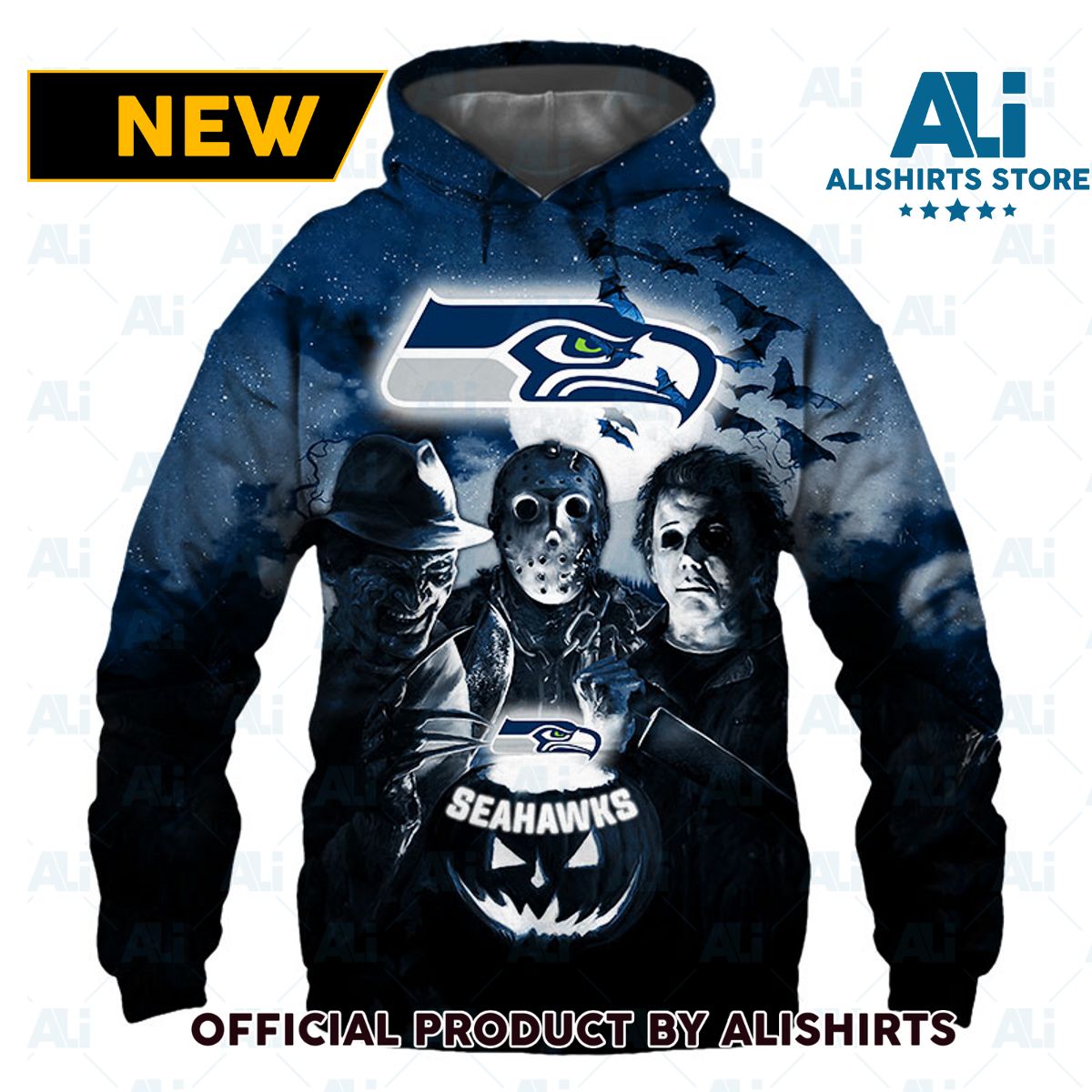 NFL Seattle Seahawks Halloween Hoodie