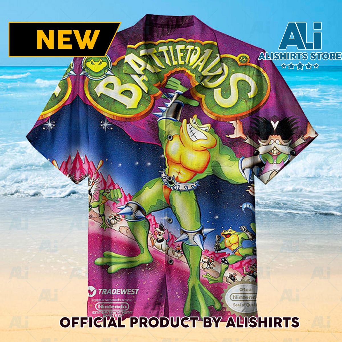 Battletoads Universal Hawaiian Shirt