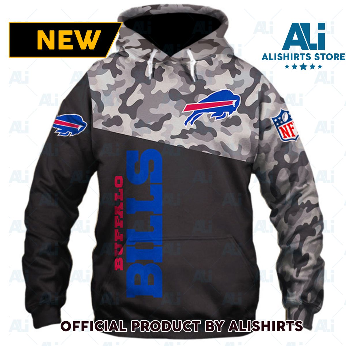 NFL Buffalo Bills Military Hoodie