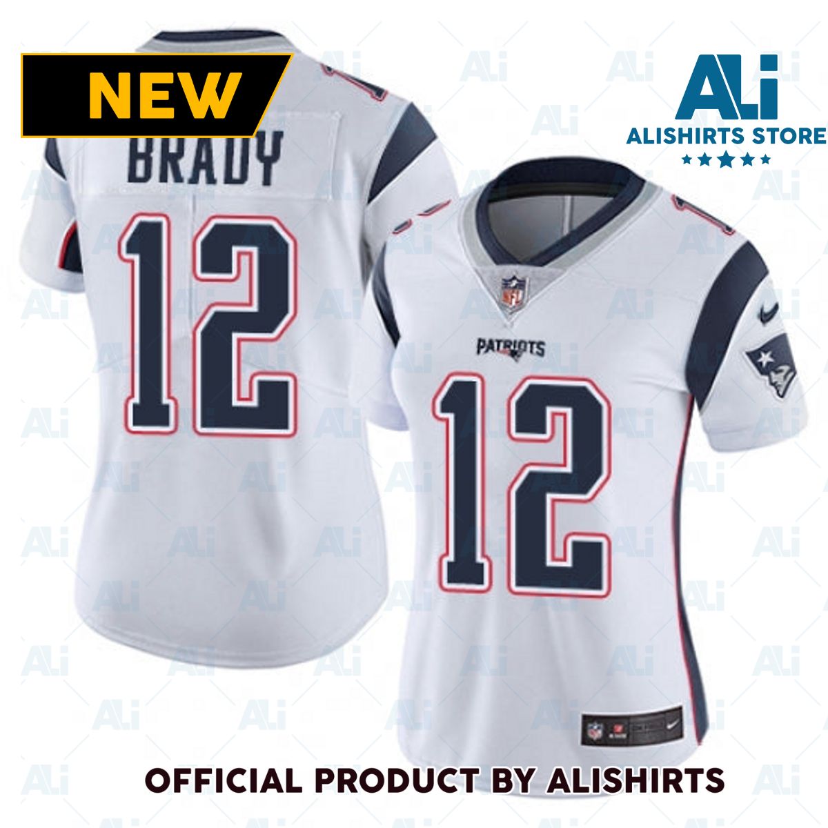 New England Patriots Tom Brady Limited Player Jersey White