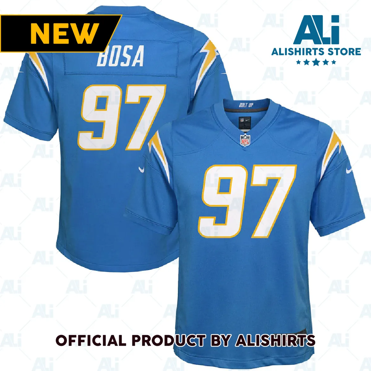 Los Angeles Chargers Joey Bosa Game Jersey Powder Blue