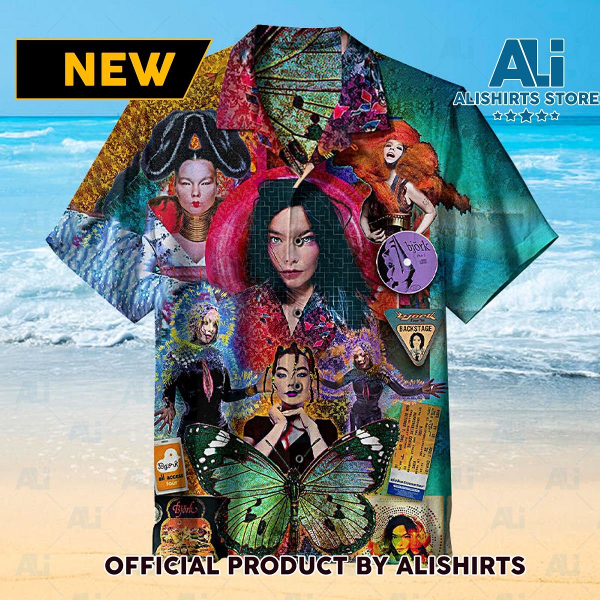 Björk Universal Hawaiian Shirt