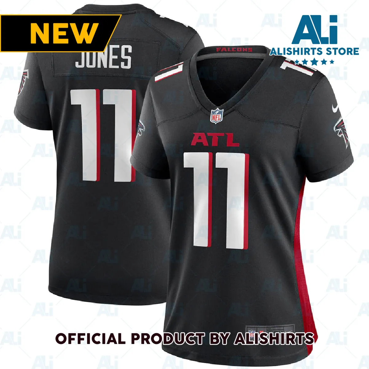 Atlanta Falcons Julio Jones Player Game Jersey Black