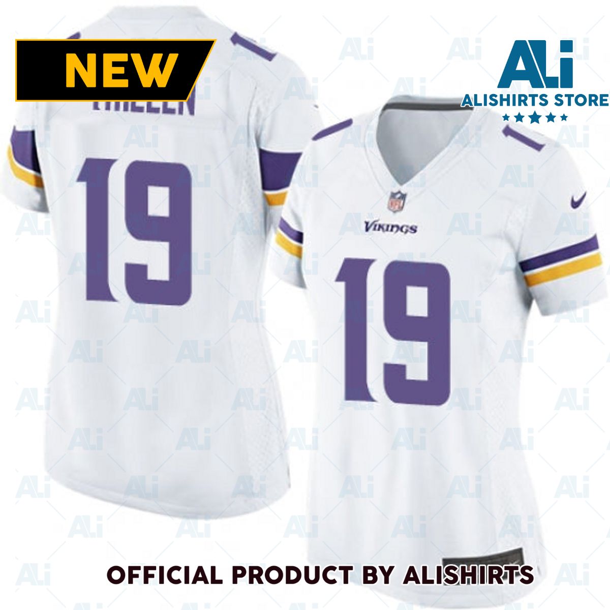 Minnesota Vikings Adam Thielen Game Vapor Jersey White