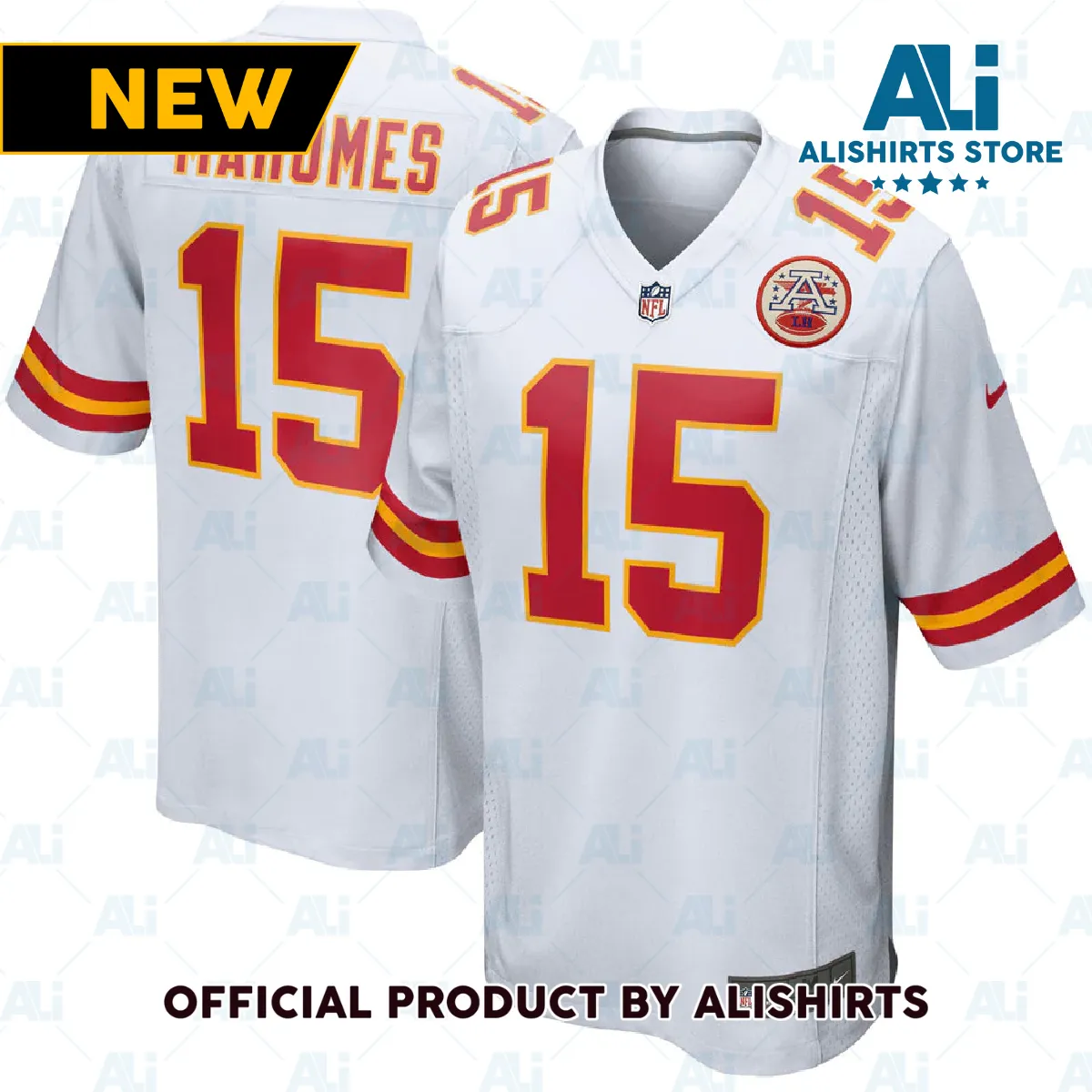 Kansas City Chiefs Patrick Mahomes Game Jersey White