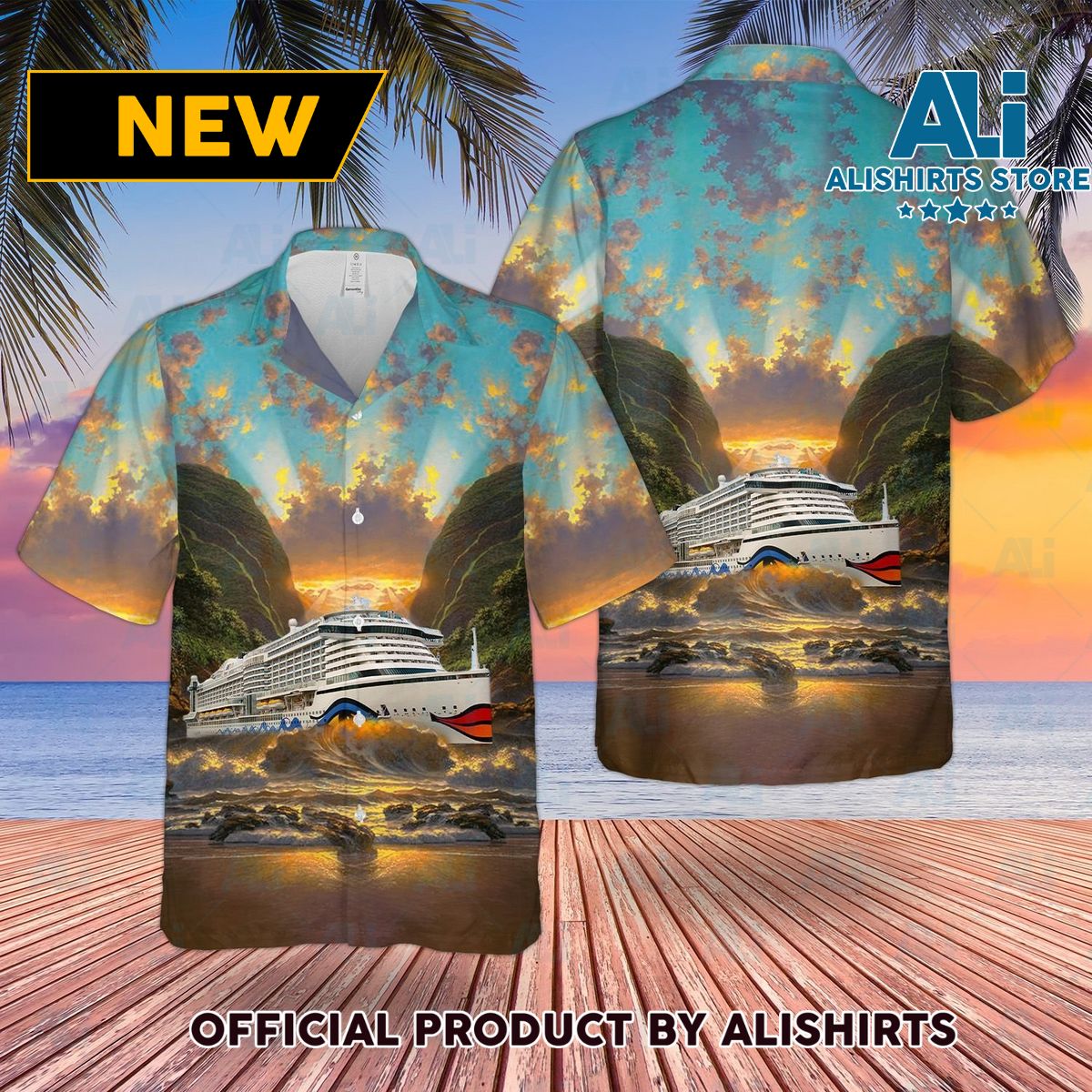 AIDA Cruises Hawaiian Shirt