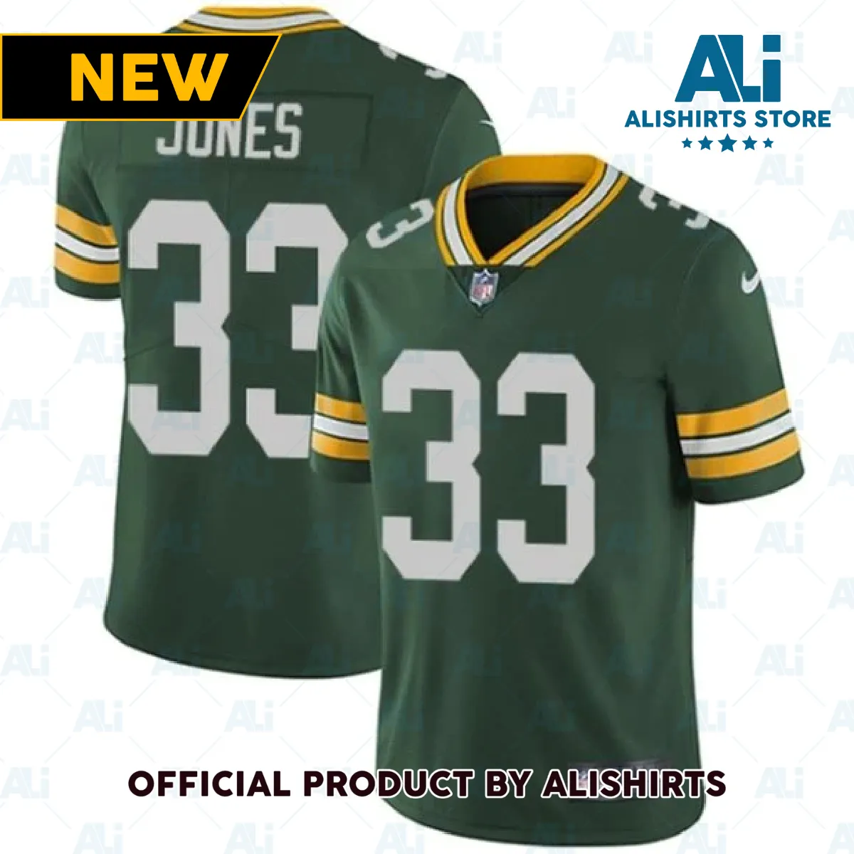 Green Bay Packers Aaron Jones Game Vapor Jersey