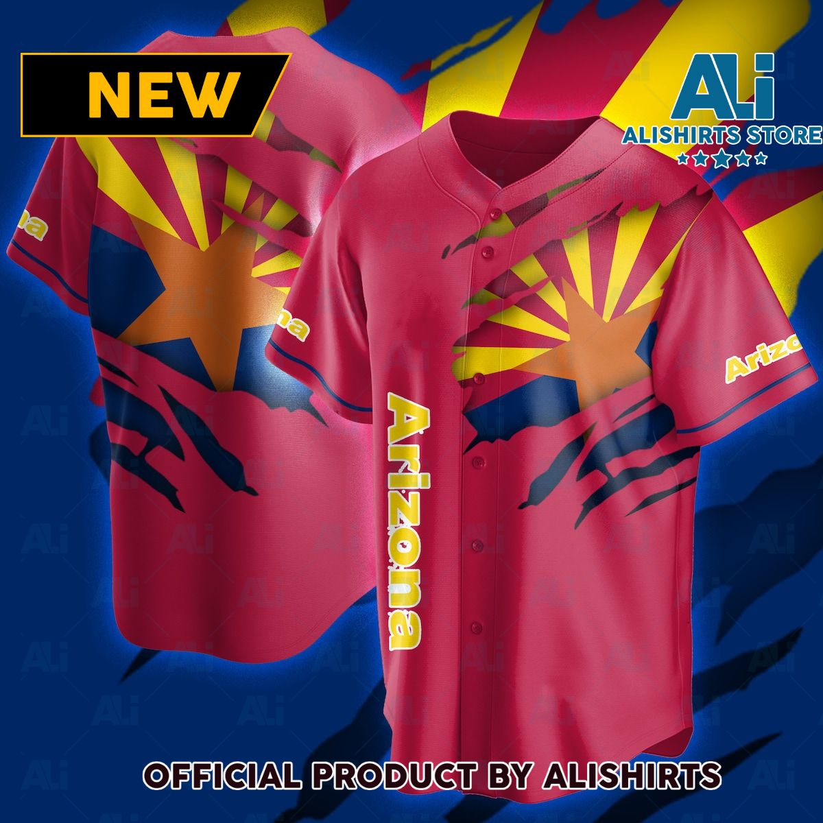 Arizona State Jersey Flag shirt