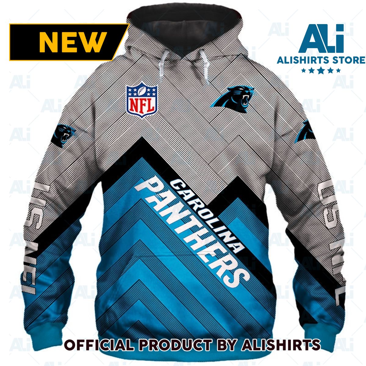 NFL Carolina Panthers Graphite Hoodie