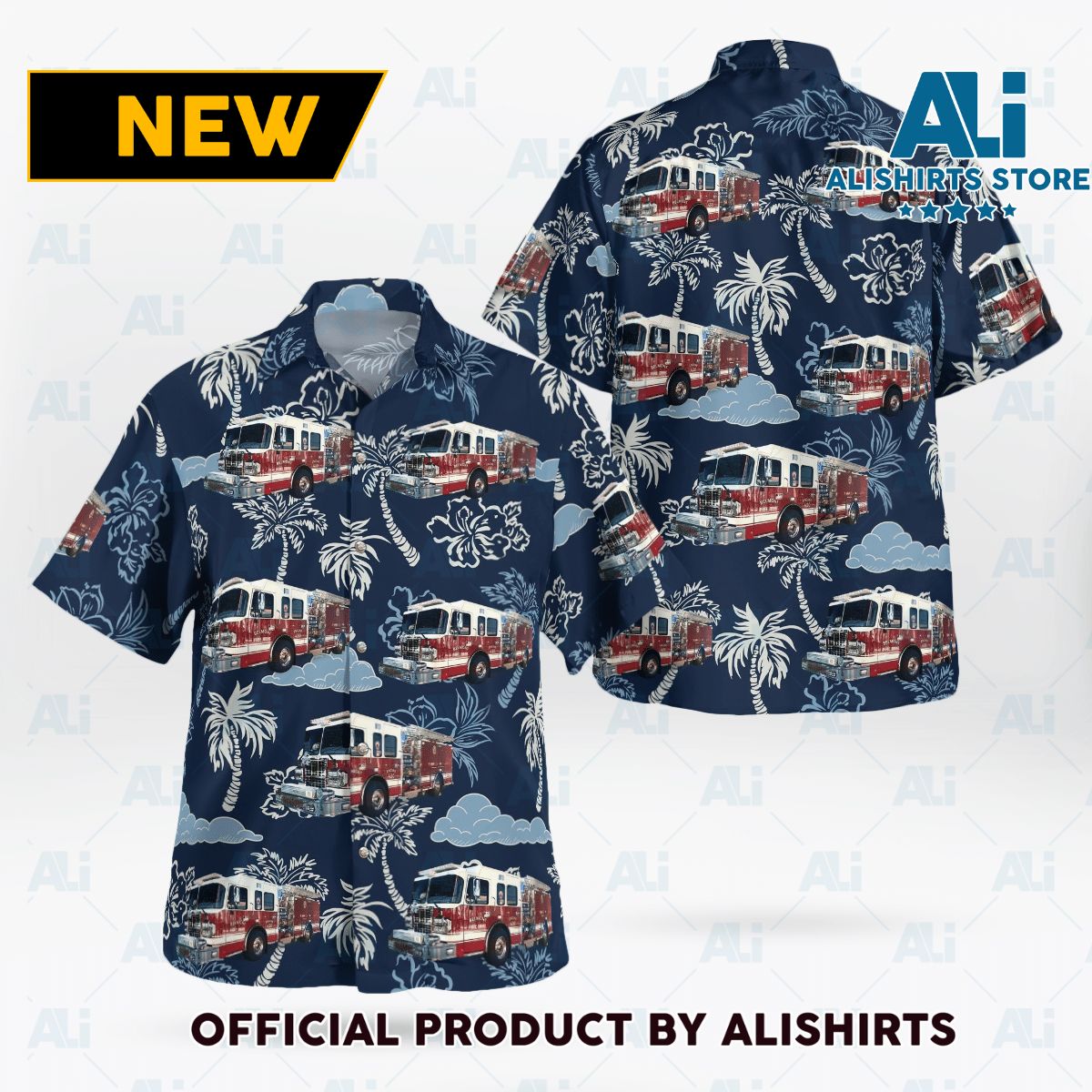 Belmont FD Hawaiian Shirt