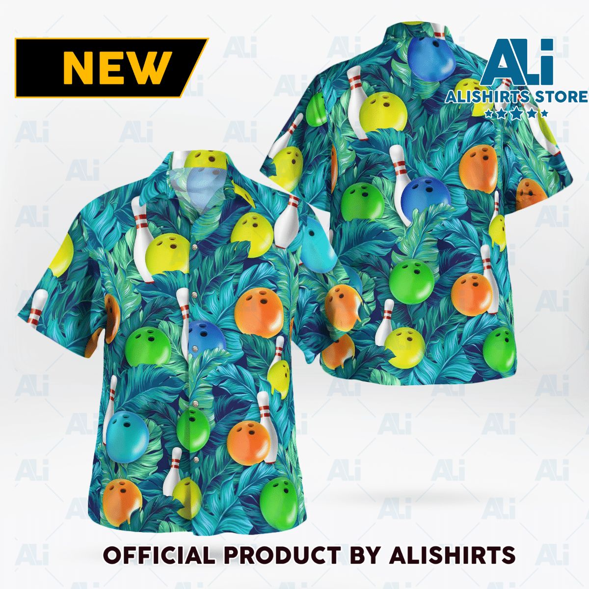 Bowling Tropical Hawaiian Shirt