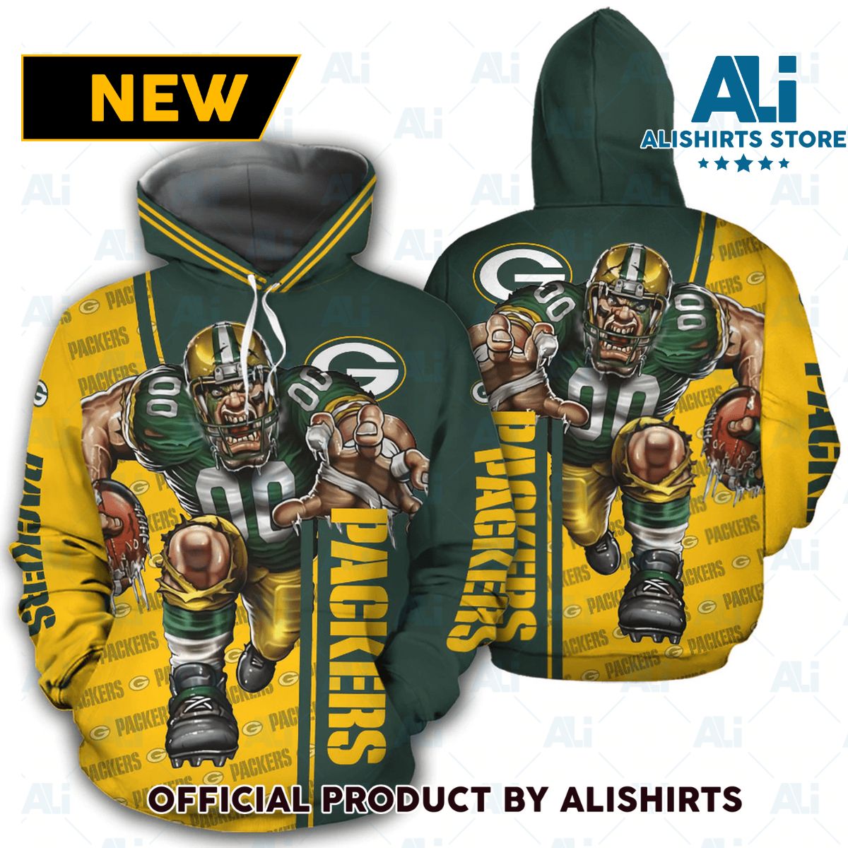 NFL Green Bay Packers Mascot Hoodie