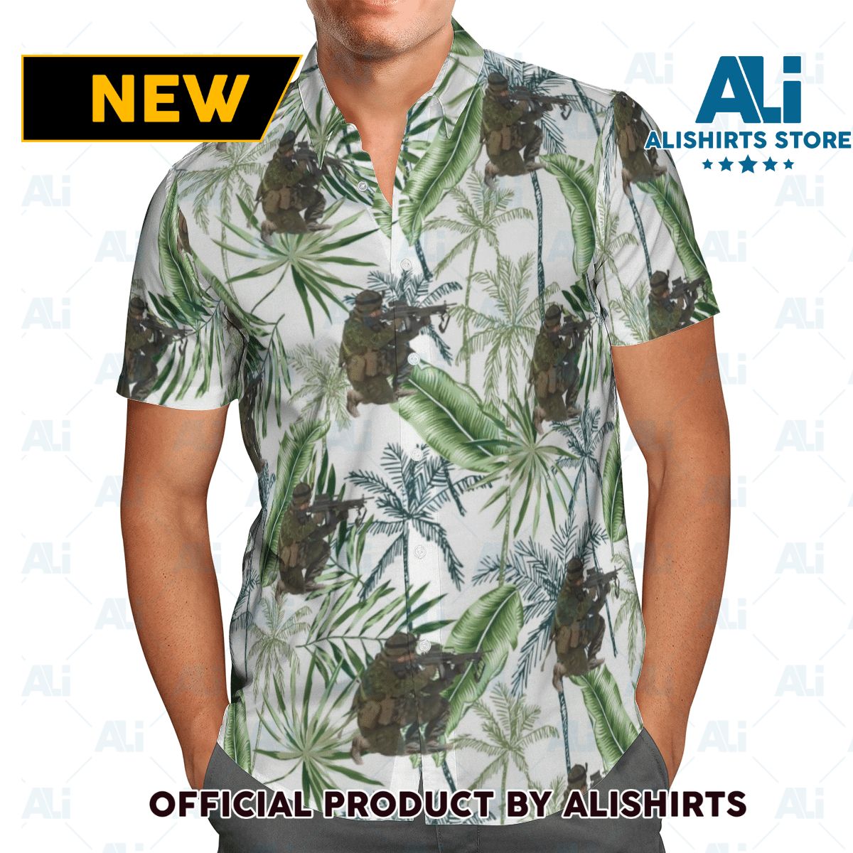 Canadian Army Hawaiian Shirt