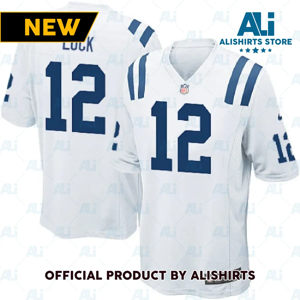 Indianapolis Colts Andrew Luck Game Jersey White