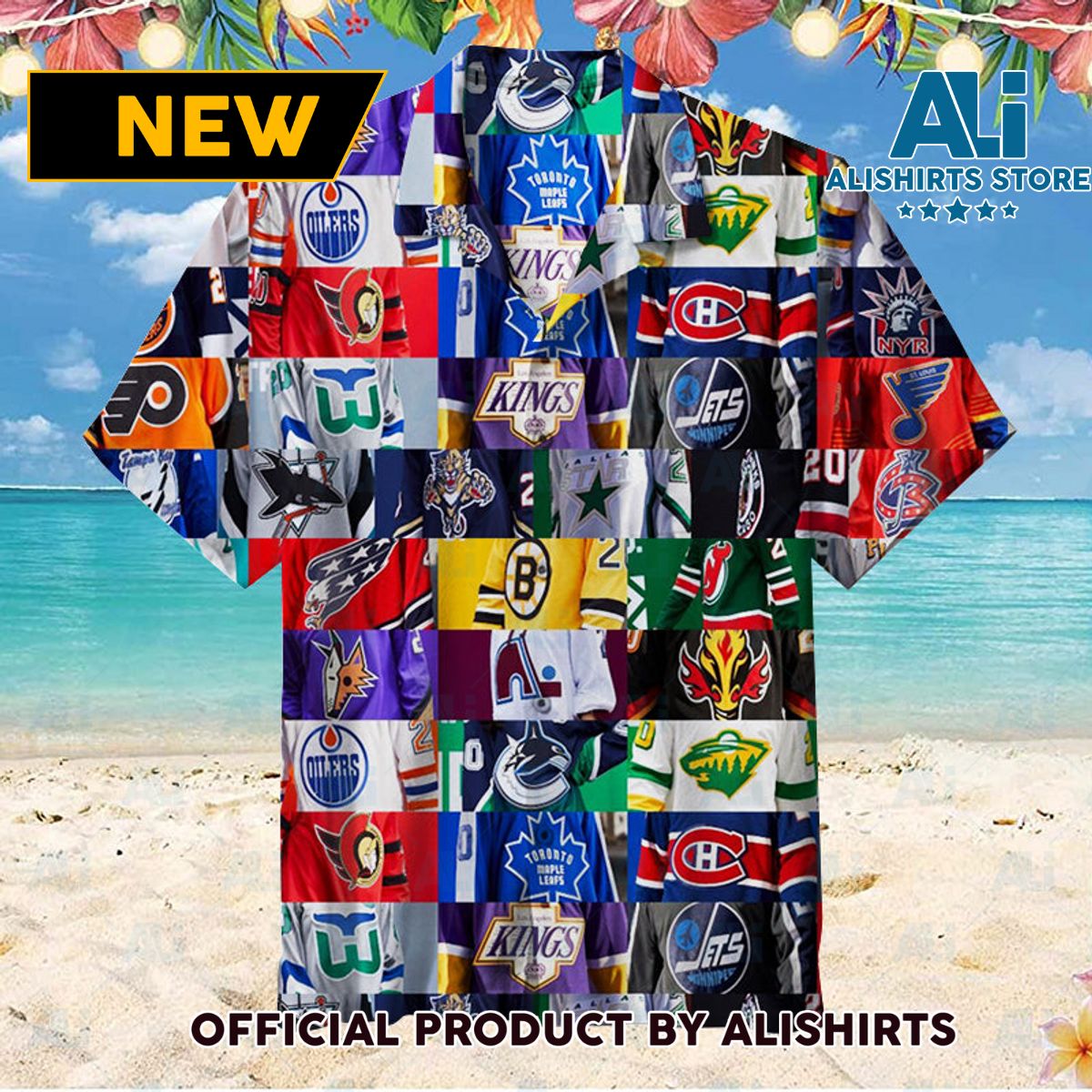 All NHL Reverse Retro Jerseys Hawaiian shirt