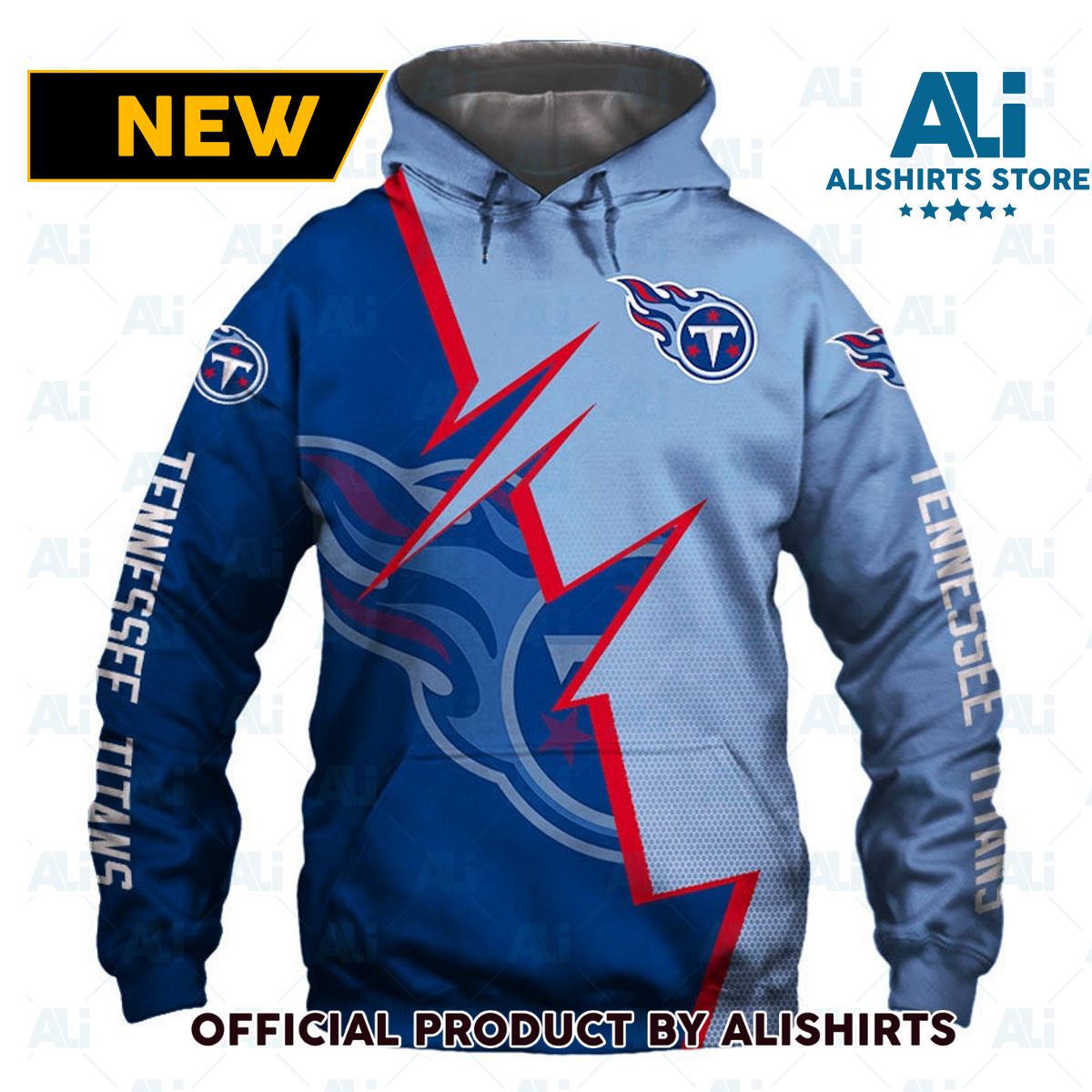 NFL Tennessee Titans Zigzag Hoodie