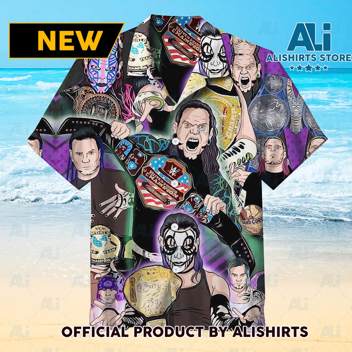 Forever Wrestling Universal Hawaiian Shirt