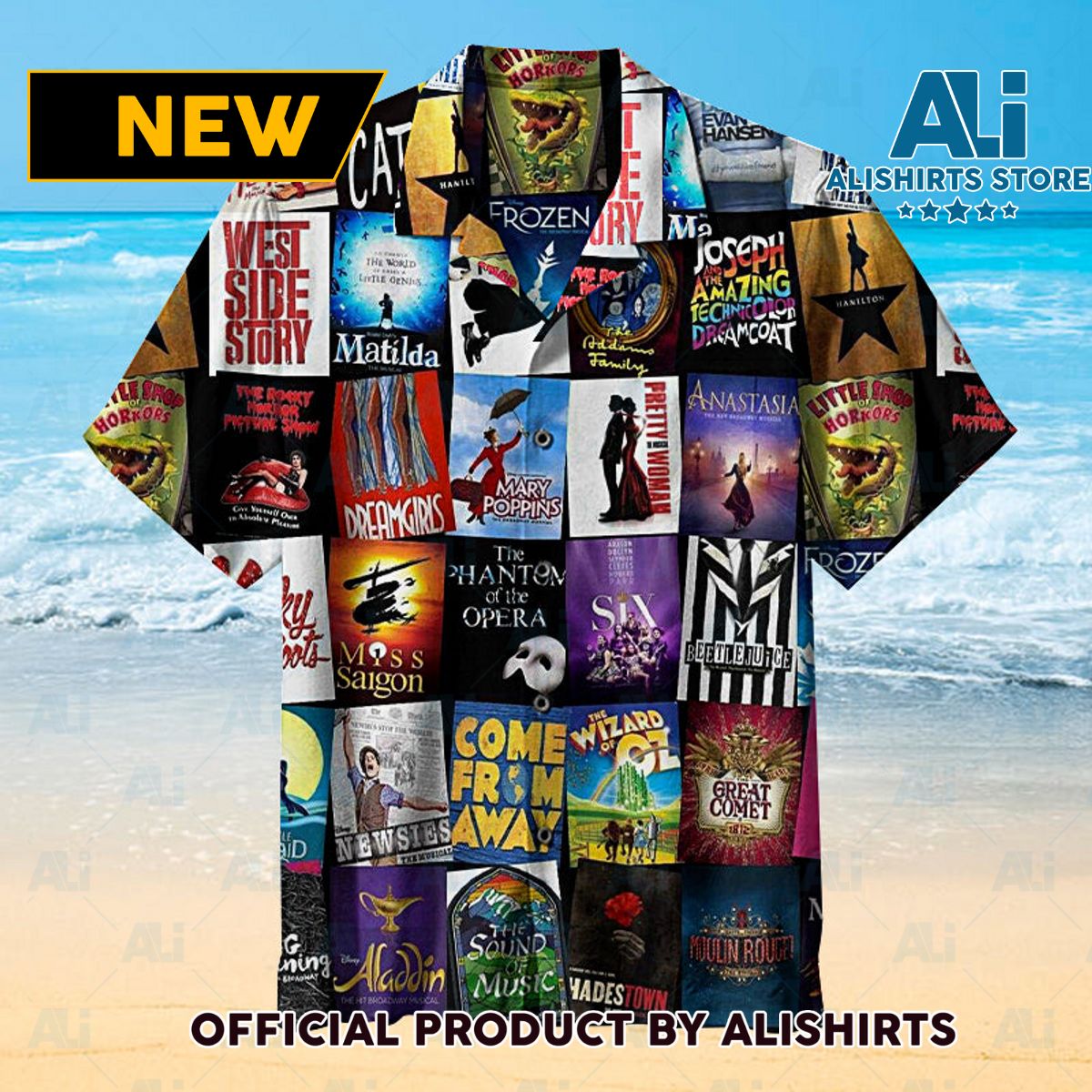 Broadway Musical Theater Unisex Hawaiian Shirt