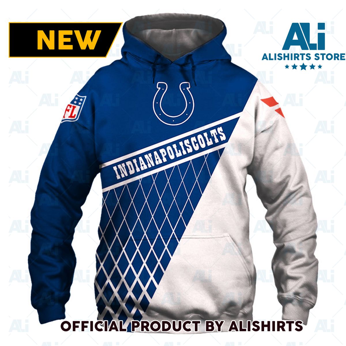 NFL Indianapolis Colts Net Graphic Hoodie