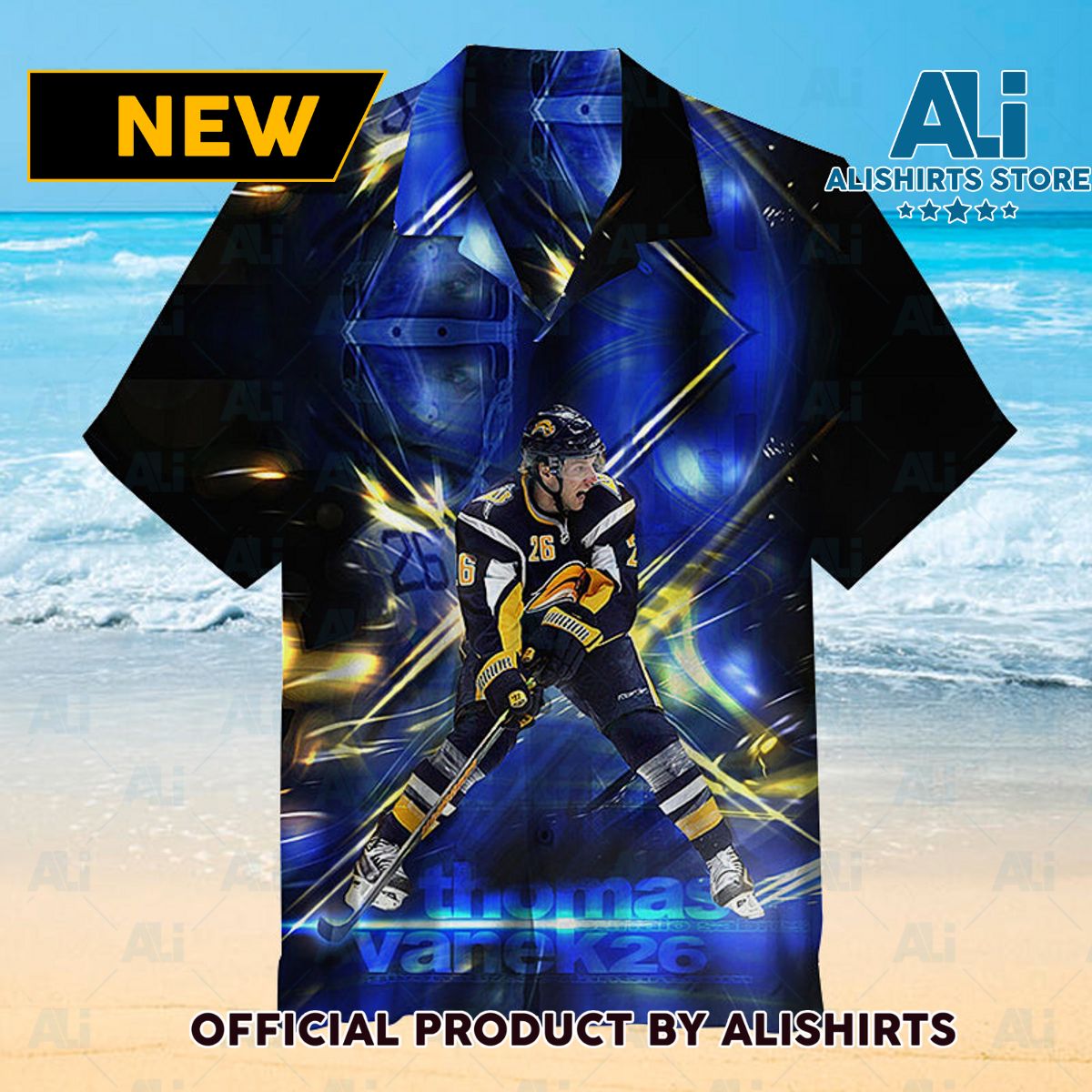 Hockey Player Universal Hawaiian Shirt