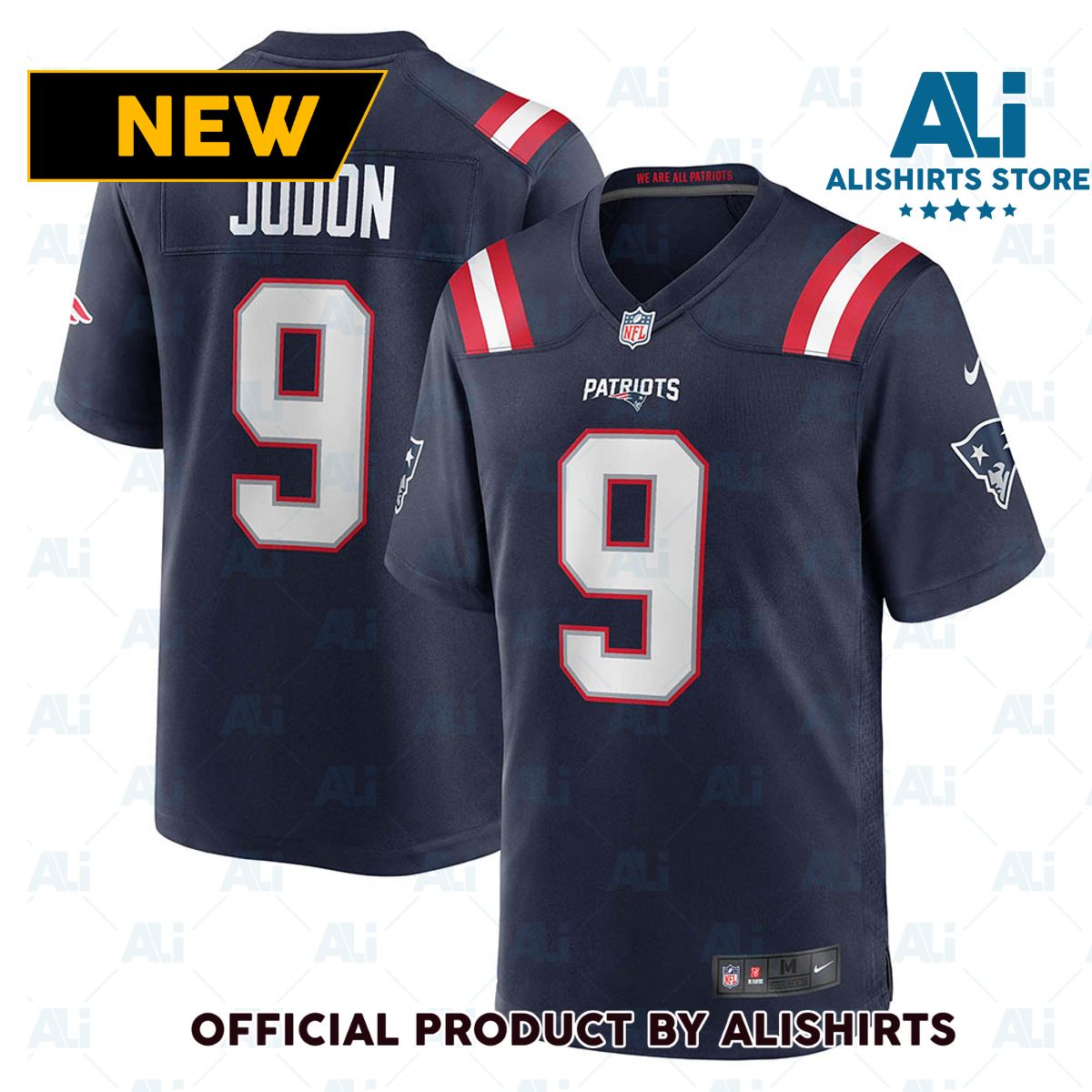 New England Patriots Matthew Judon Game Player Jersey Navy