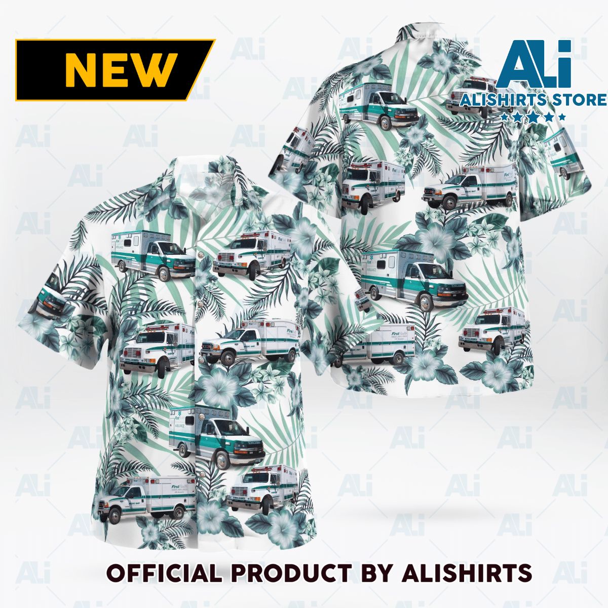 FirstHealth EMS Hawaiian Shirt