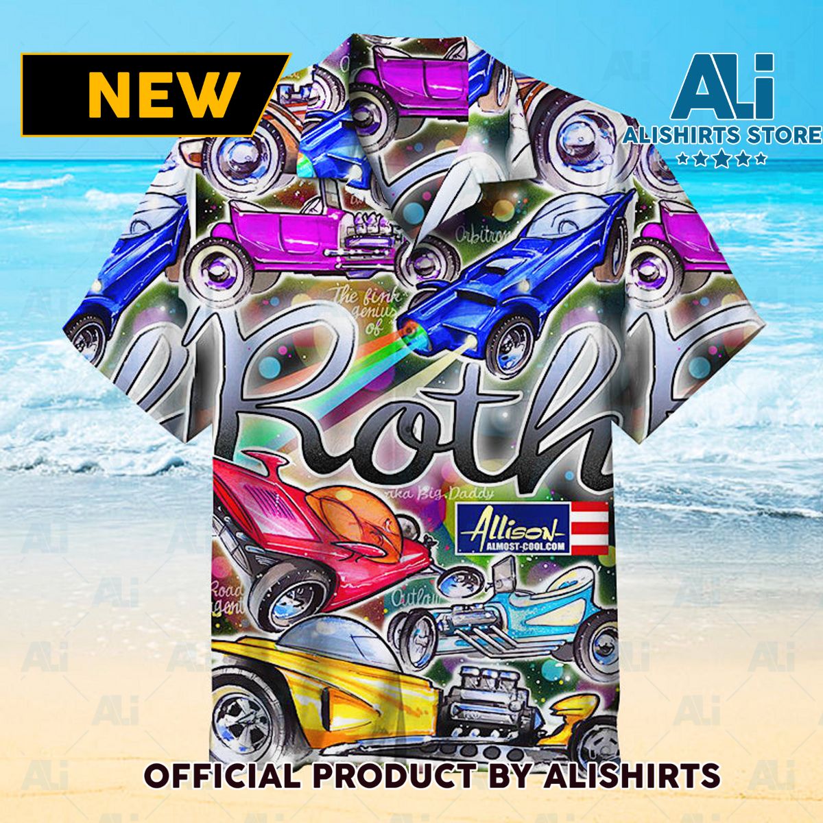 Concept Car And Hot Rod Art Universal Hawaiian Shirt