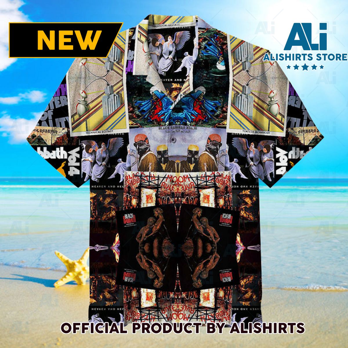 Black Sabbath Unisex Hawaiian Shirt