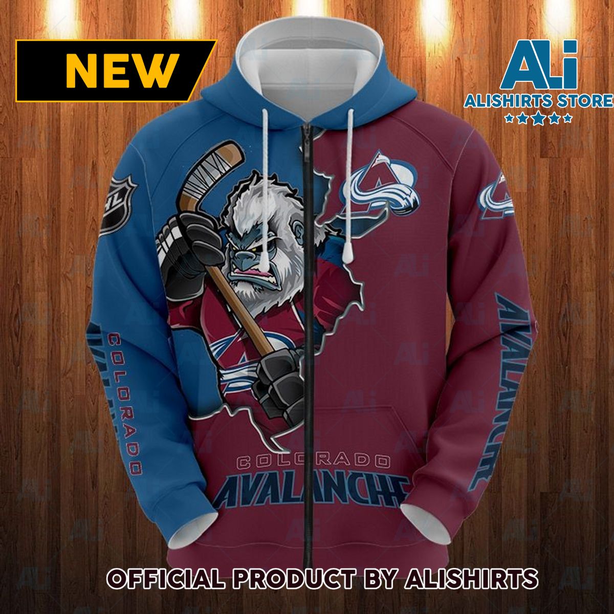 NHL Colorado Avalanche Hockey Yeti Hoodie