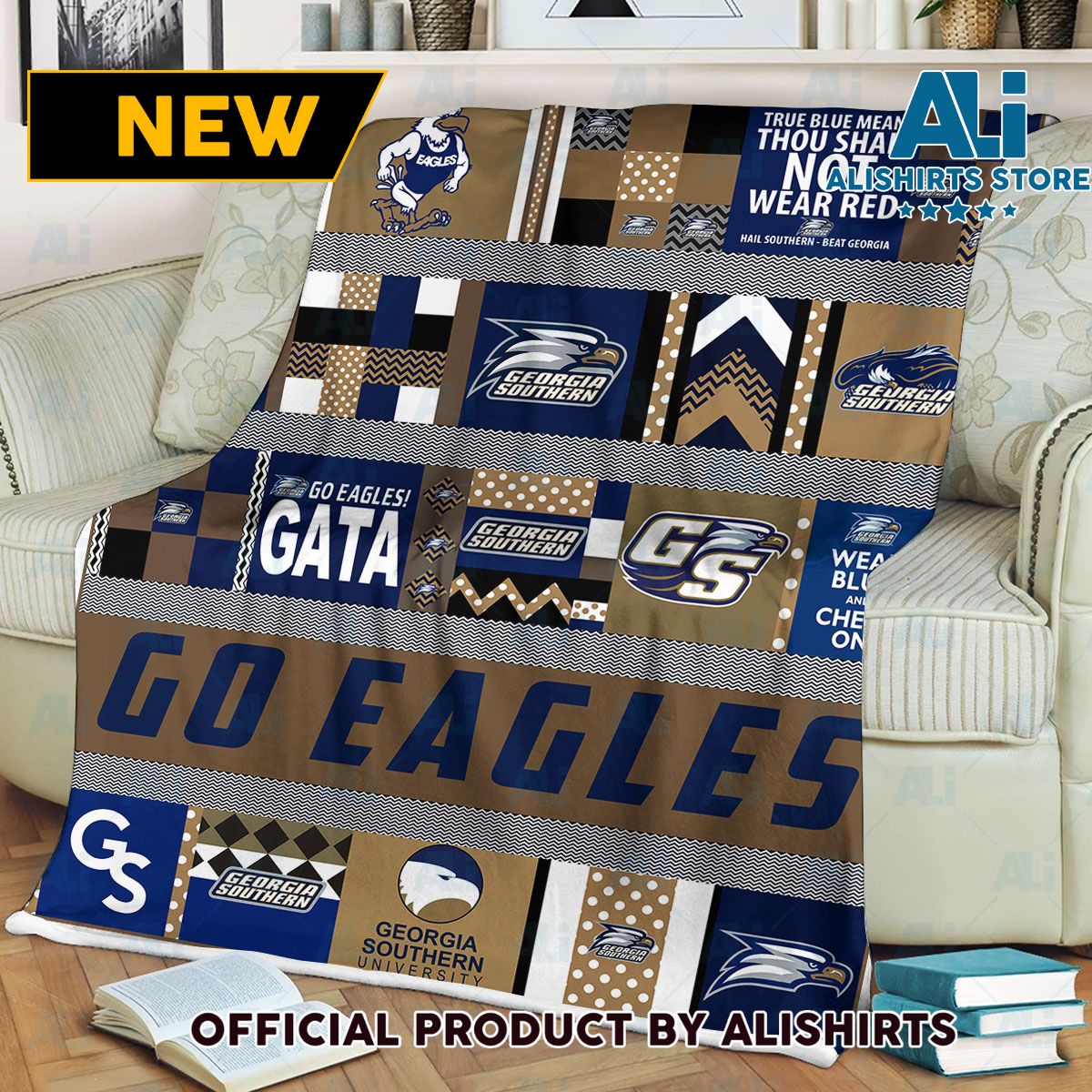 Georgia Southern Eagles Quilt Blanket