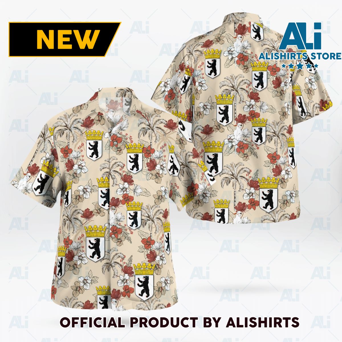 German Berlin Hawaiian Shirt