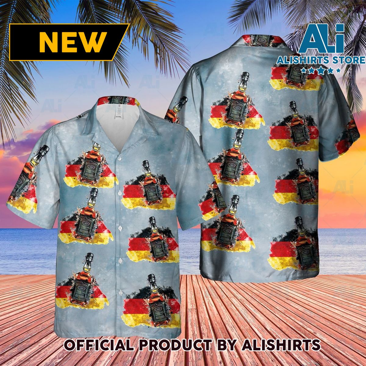 German Whiskey Hawaiian Shirt