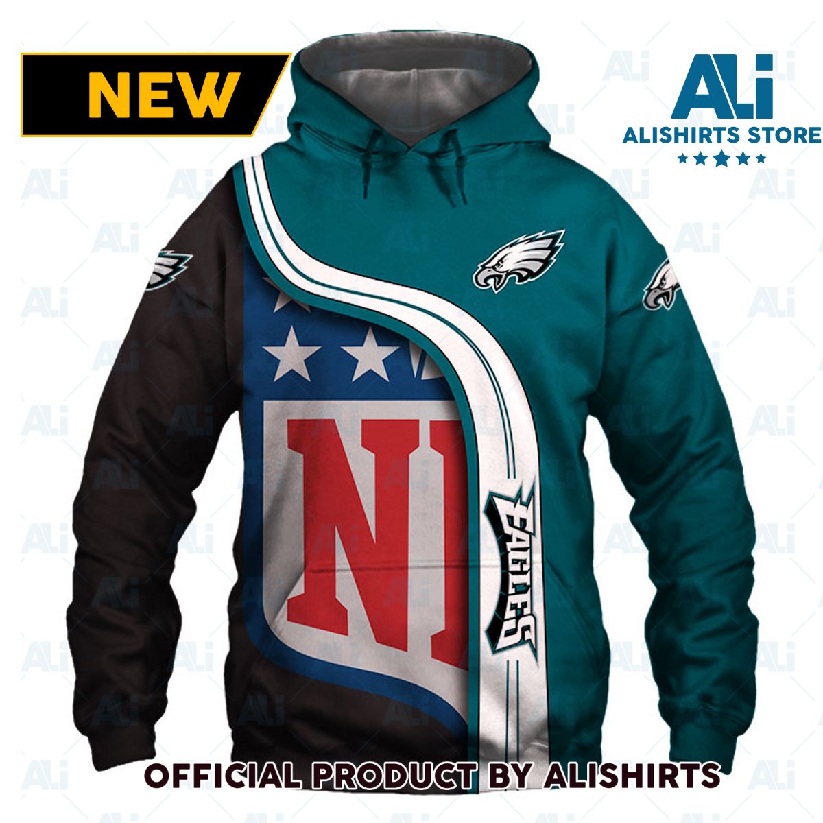 NFL Philadelphia Eagles Nfl Flag Hoodie