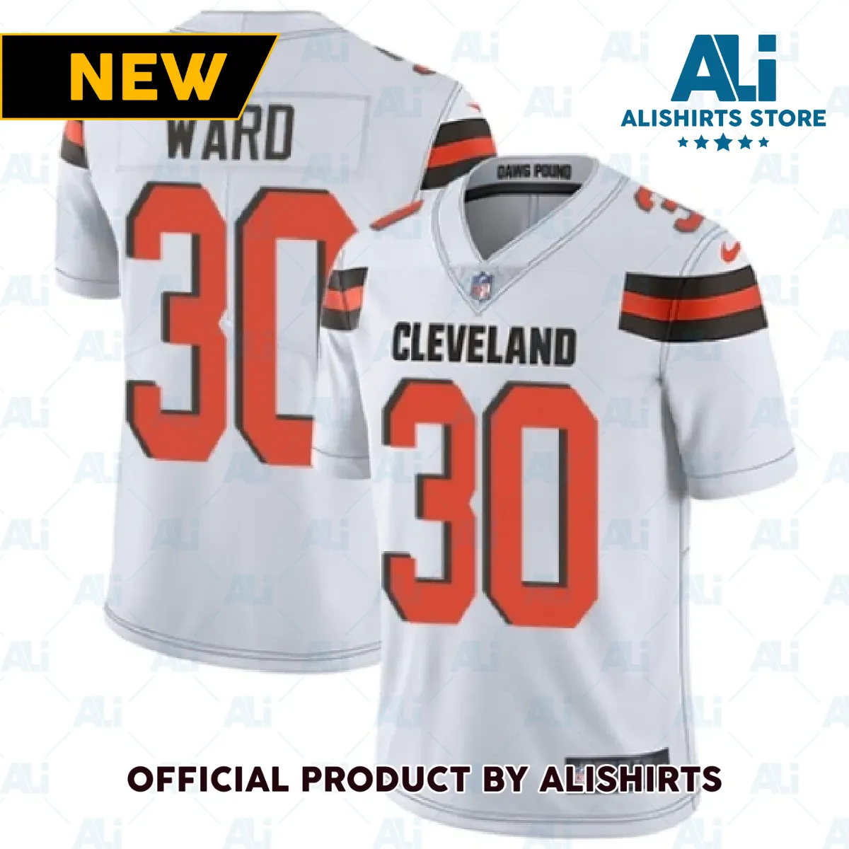 Cleveland Browns Denzel Ward Limited Player Jersey White