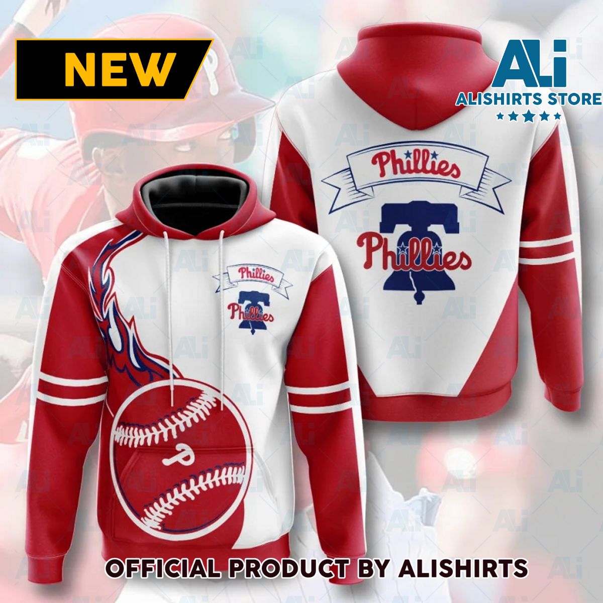 MLB Philadelphia Phillies Fireball Hoodie