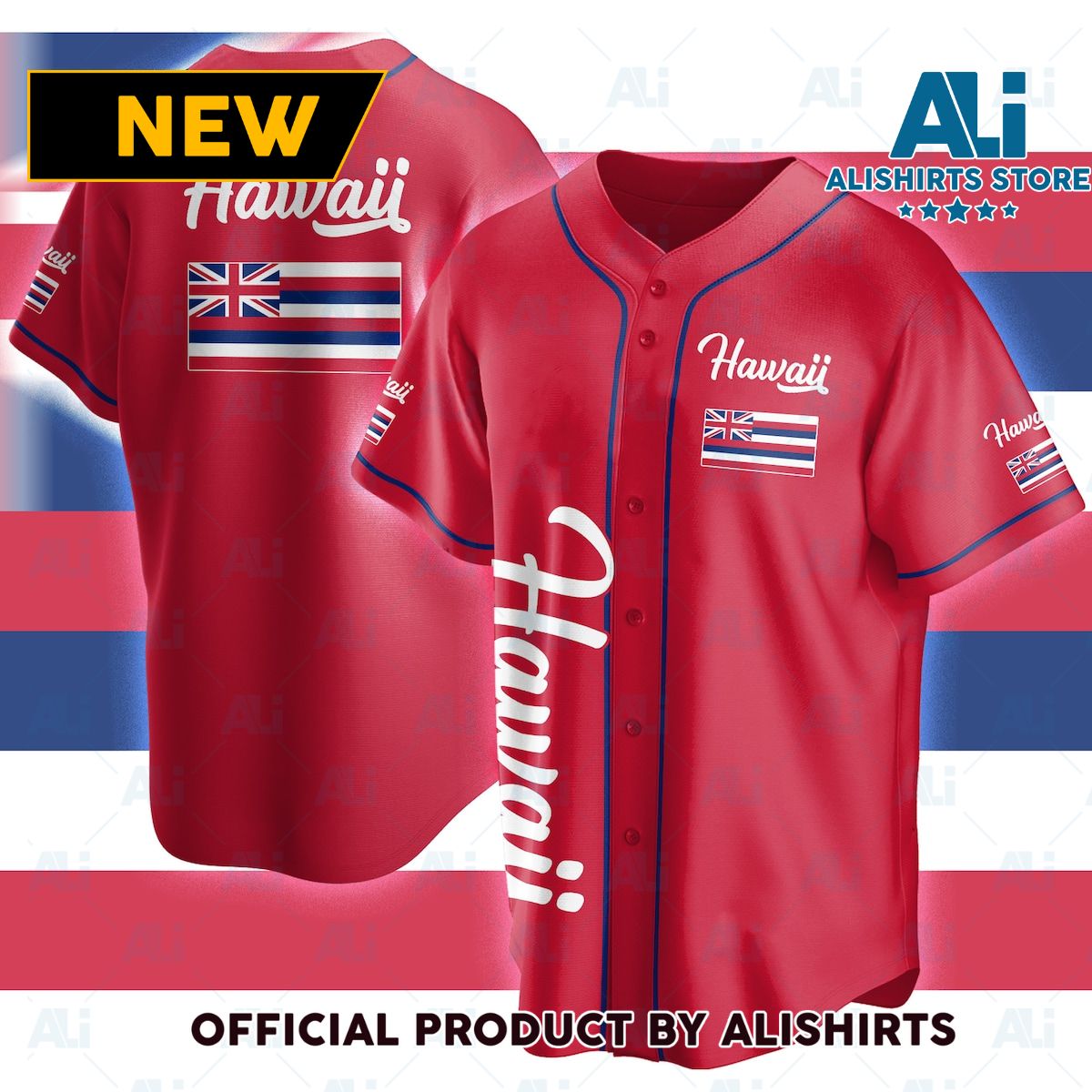 Hawaii Baseball Jersey Shirts