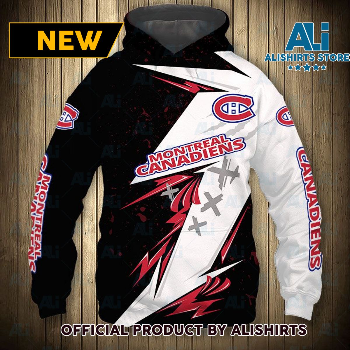 NHL Montreal Canadiens Lightning Xxx Hoodie