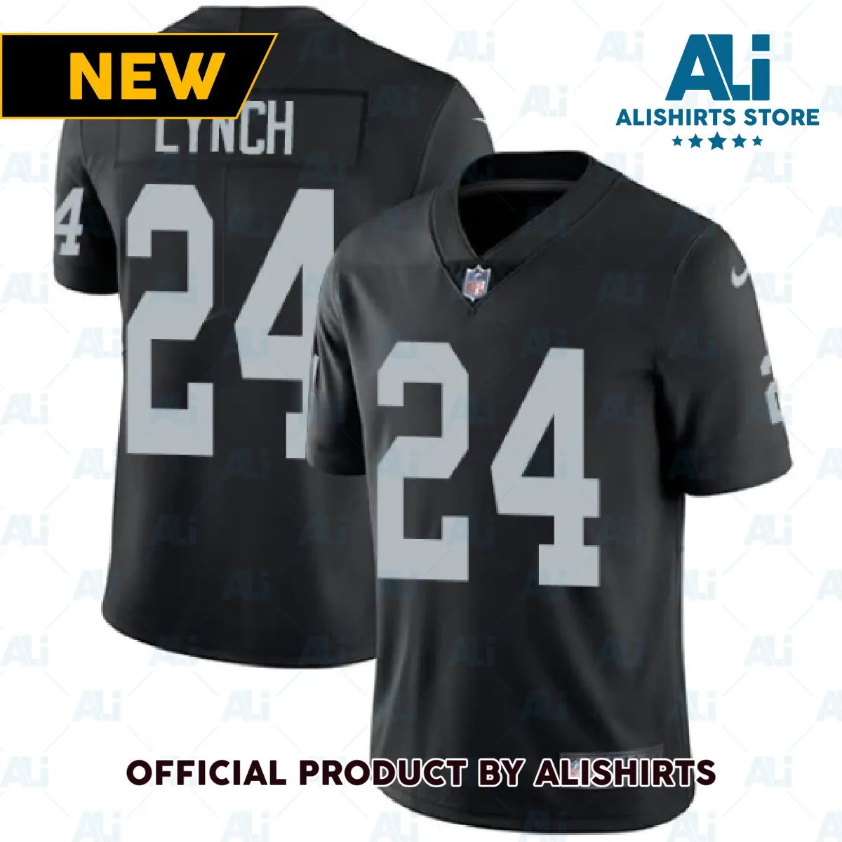 Oakland Raiders Marshawn Lynch Limited Player Jersey Black