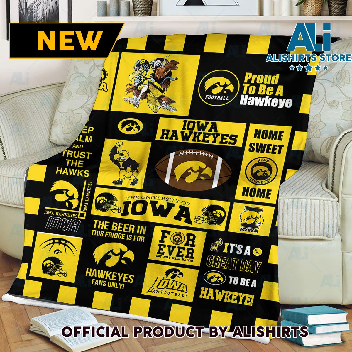 Iowa Hawkeyes Fleece Blanket