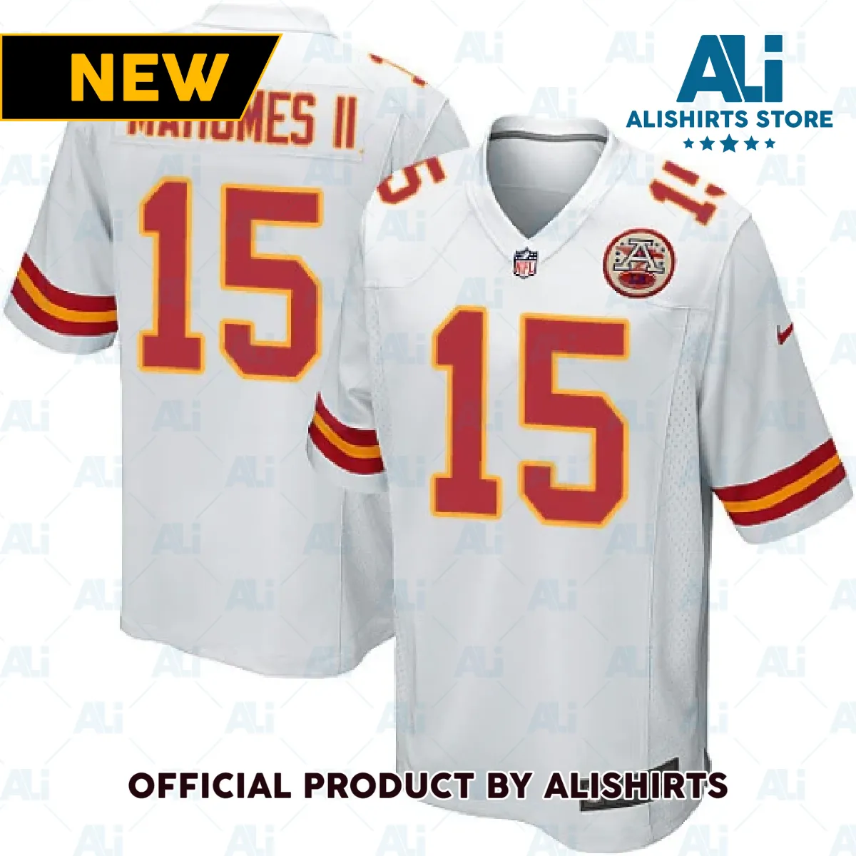 Kansas City Chiefs Patrick Mahomes II Game Jersey White