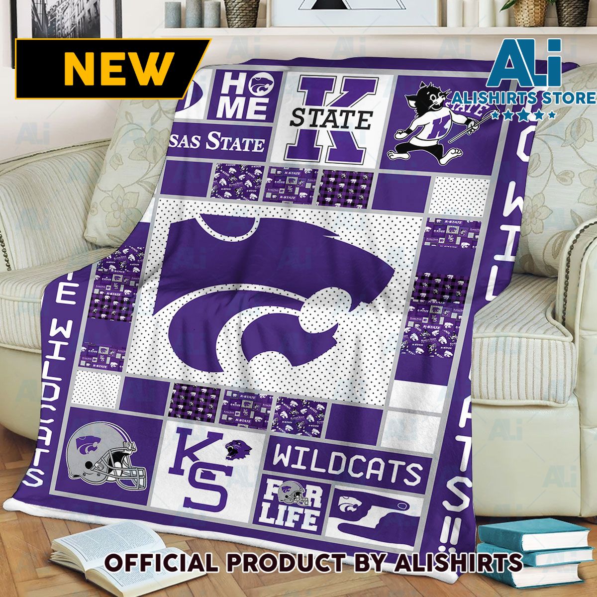 Kansas State Wildcats Fleece Blanket